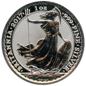 Bild von 1 oz Silber Britannia - 2017