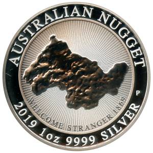 Bild von 1 oz Silber Australian Nugget - 2019