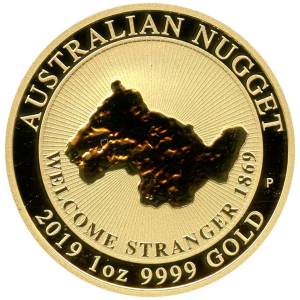 1 oz Gold Australian Nugget - 2019 Bild von 1 oz Gold Australian Nugget - 2019