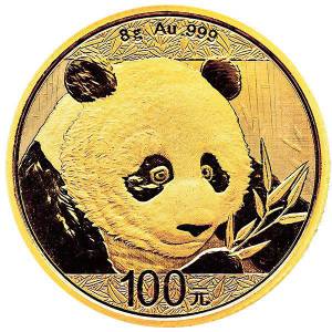 Bild von 8 g China Panda - verschiedene Jahrgänge