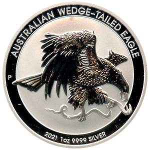 Bild von 1 oz Silber Australian Wedge Tailed Eagle 2021