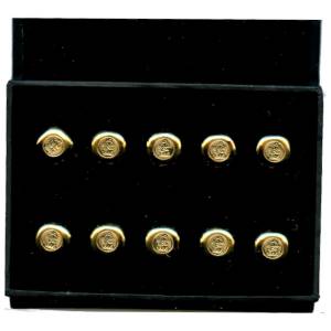 Bild von 10 x 10 g Goldbarrenset gegossen - Heimerle + Meule