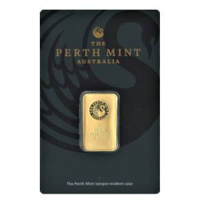 Bild von 10 g Goldbarren - Perth Mint