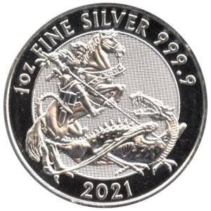 Bild von 1 oz Silbermünze Großbritannien Valiant - 2021