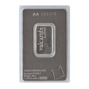 Bild von 20 g Platinbarren - diverse