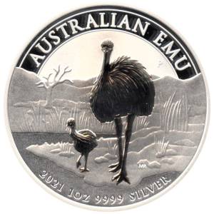 Bild von 1 oz Silber Australien Emu - 2021