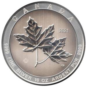 Bild von 10 oz Silbermünze Kanada Magnificent Maple 2021