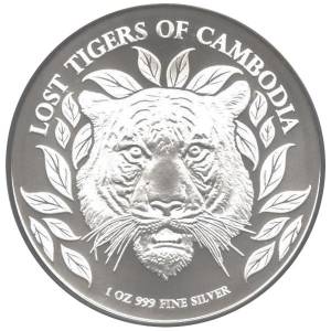 Bild von 1 oz Silber Kambodscha Lost Tigers - 2022