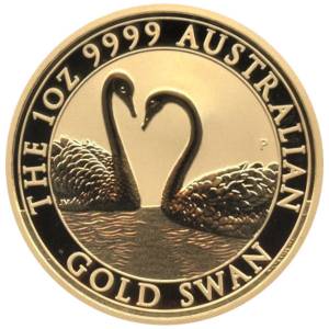 Bild von 1 oz Gold Australien Schwan 2022