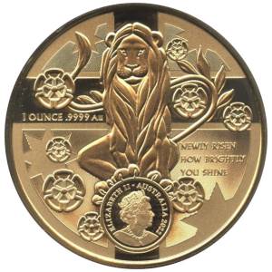 Bild von 1 oz Gold Australien Coat of Arms 2022