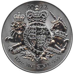 Bild von 10 oz Silbermünze Royal Arms 2022