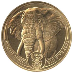 Bild von 1 oz Gold Südafrika Big Five - Elefant 2022