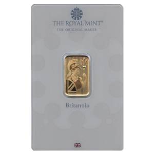 Bild von 5 g Goldbarren The Royal Mint - Britannia