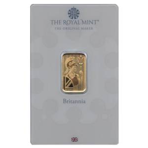 Bild von 5 g Goldbarren - The Royal Mint - Britannia
