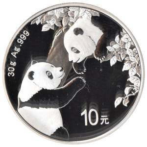 Bild von 30 g Panda Silber - 2023