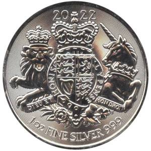 Bild von 1 oz Royal Arms Silber - 2022