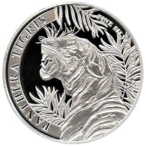 Bild von 1 oz Laos Tiger Silber 2022