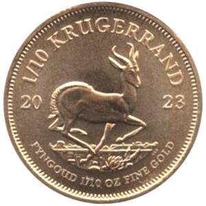 Bild von 1/10 oz Krügerrand Gold - 2023