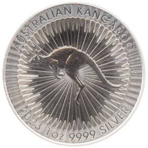 Bild von 1 oz Kangaroo Perth Mint Silber - 2023 - 19% MwST