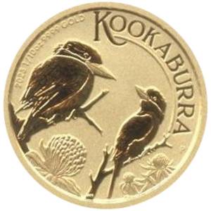 Bild von 1/10 oz Gold Australien Kookaburra 2023