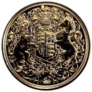 Bild von One Pound Memorial Sovereign King Charles 2022