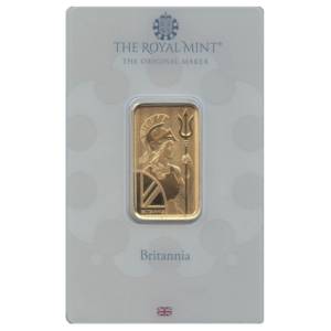 Bild von 20 g Goldbarren The Royal Mint - Britannia