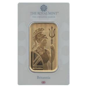Bild von 1 oz Goldbarren The Royal Mint - Britannia
