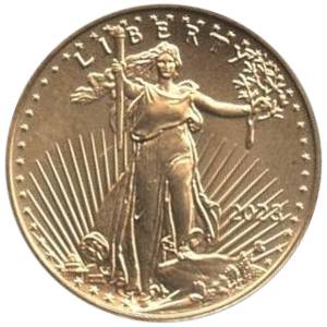 Bild von 1/2 oz American Eagle Gold 2023