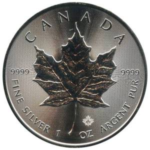 Bild von 1 oz Maple Leaf Silber - diverse