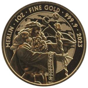 Bild von 1 oz Gold Myths and Legends - Merlin 2023