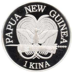 Bild von 1 OZ Silbermünze Papua New Guinea Bird of Paradise 2023