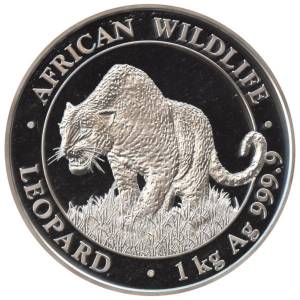 Bild von 1 Kilo Somalia Leopard Silber - 2023