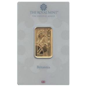 Bild von 10 g Goldbarren The Royal Mint - Britannia