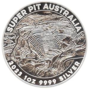 Bild von 1 oz Silber Super Pit Australia - 2023