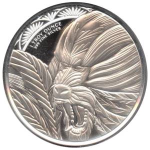 Bild von 1 oz Silbermünze Kamerun Mandrill - 2022