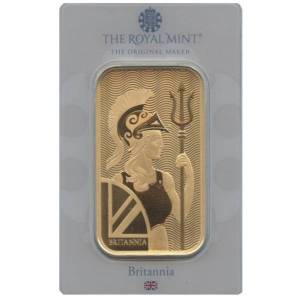 Bild von 50 g Goldbarren - The Royal Mint - Britannia
