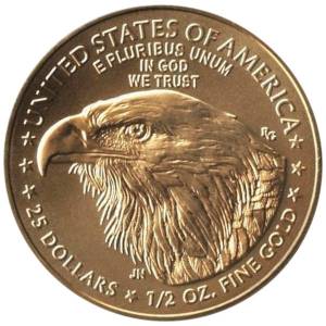 Bild von 1/2 oz American Eagle Gold 2024
