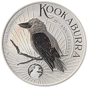 Bild von 1 oz Silber Kookaburra - 2025 - 19% MwSt.