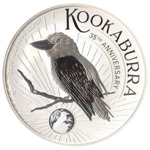 Bild von 10 oz Silber Kookaburra - 2025 - 19% MwSt.