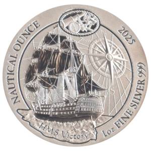 Bild von 1 oz Ruanda Nautical Silber - HMS Victory 2025 - 19% MwSt.