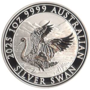Bild von 1 oz Silber Australien Schwan 2025 -19% MwSt.