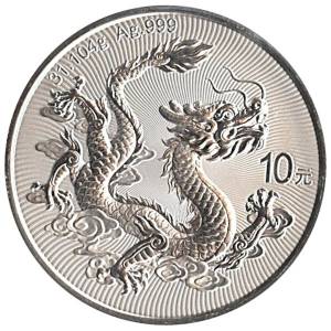 Bild von 1 oz Silber China Drache 2025 - 19% MwSt.