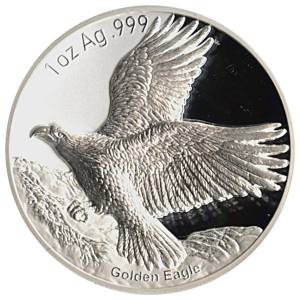 Bild von 1 oz Silber Samoa - Golden Eagle - 2025 - 19% MwSt.