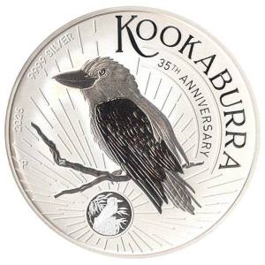 Bild von 1 Kilo Silber Kookaburra - 2025 - 19% MwSt.