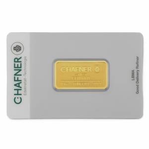 Bild von 1/4 oz Goldbarren - C.HAFNER