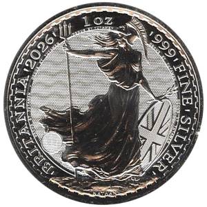 Bild von 1 oz Silber Britannia - 2026 - 19 % MwST