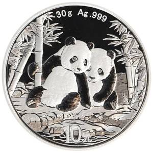 Bild von 30 g Panda Silber - 2026 - 19% MwSt.