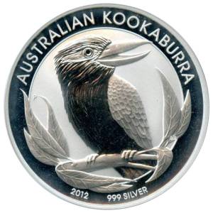 Bild von 1 Kilo Silber Kookaburra - 2012