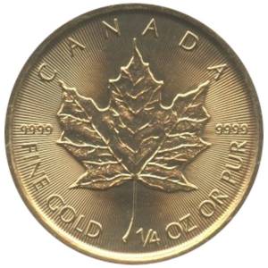 Bild von 1/4 oz Maple Leaf Gold - 2026