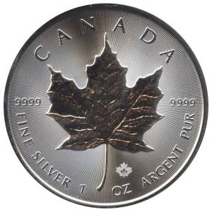 Bild von 1 oz Maple Leaf Silber - 2026 - 19 % MwST